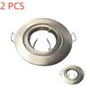 2/10Pcs Spotlight Frame Round Fixture Holder Adjustable for MR16 GU10 Bulb Recessed LED Spotlight Housing