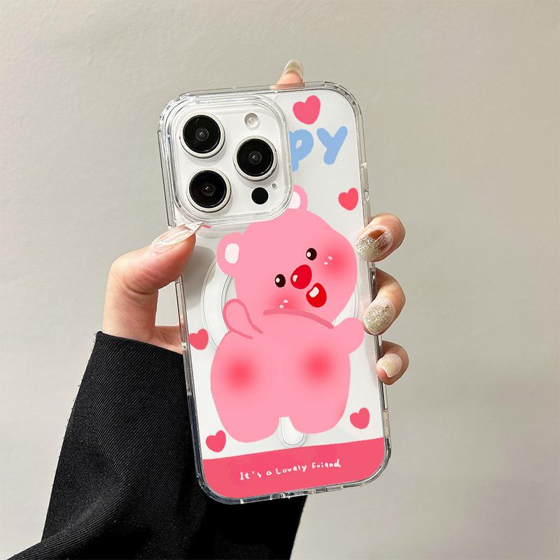 

Lovely Loopy Magnetic Case for Samsung Galaxy S25 Edge S24 S23 S22 S21 Ultra Plus FE A56 A55 A54 A36 A35 A26 A16 A15 Hard Cover Galaxy A15