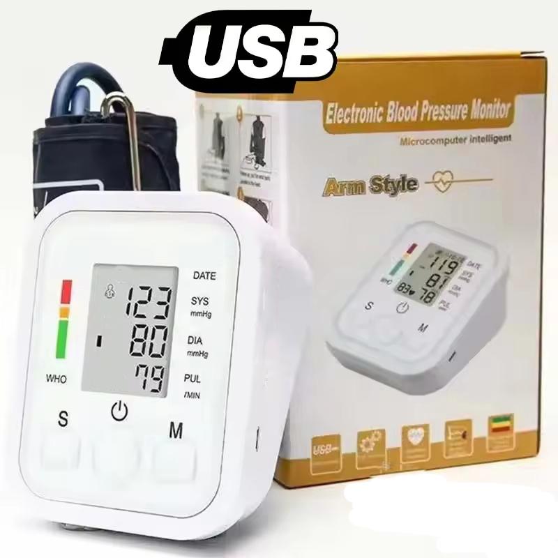 Medical Digital Blood Pressure Monitor Or Finger Oximeter Automatic Tonometer Heart Rate Pulse Detector Health Monitoring Device