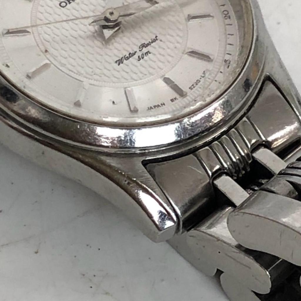 Used ORIENT Orient Quartz Watch Analog Dress Watch Working Item Operation Confirmed Battery Replaced Men's Women's Unisex