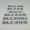 DZECY1 3D Black Logo GLC43 GLC63 GLC200 GLC220d Letters 4MATIC Badge Car Rear Star Sticker Trunk AMG Emblem For Mercedes Benz AMG X253