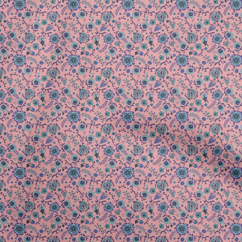 oneOone Cotton Flex Black Fabric Asian Suzani  Sewing Craft Projects Fabric Prints By Yard 40 Inch