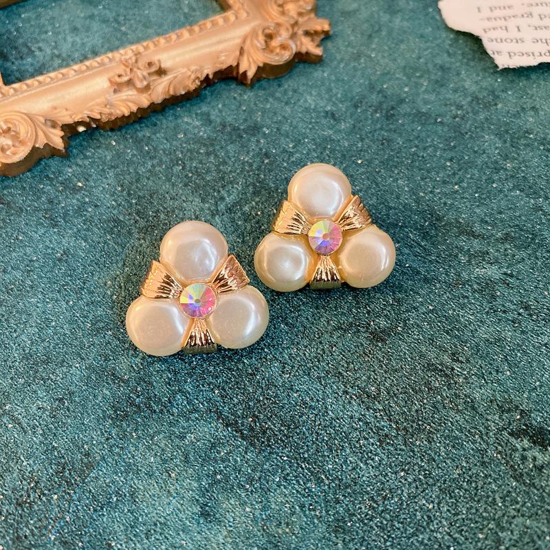 Drop Earrings Set Big Circle Piercings Earrings Jewelry for Women Imitation Pearl Hoop Cute Ear Buckle