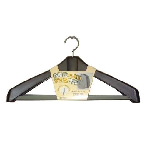 

Sawafuji Formal Популярные 47-2P Вешалки для одежды, Черные, Ширина 470 мм, Набор из 2 штук, Подходят для пиджаков, костюмов, униформы, слаксов и брюк, Прилегающий крой, FP-47-2P