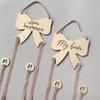 Wall Pendant Practical Exquisite Wood Hairband Storage Pendant Hair Bow Organizer Storage for Home