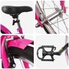 Kids  Bicycle 18 Inches for Ages 5 7 Dark Pink