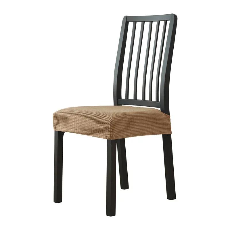 

1/2/4/6 шт. чехлы для стульев из флиса, эластичные чехлы для стульев, противоскользящие чехлы для обеденных сидений для дома, отеля, вечеринки, банкета 1pc chair cover