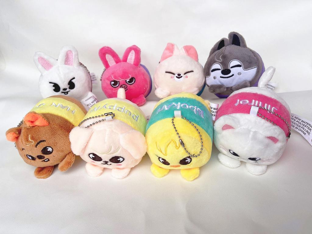 STAY THE VICTORY Schlüsselanhänger: SKZ Mini Felix & Bang Chan Puppen