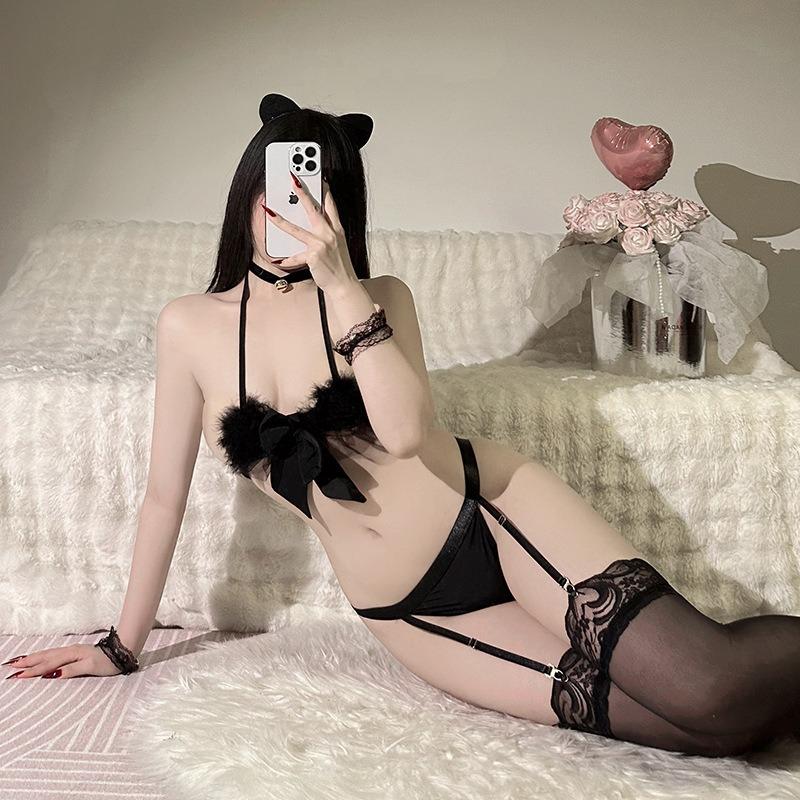 Sexy lingerie sexy three-point flirting pure desire free cosplay pussy passion cosplay uniform