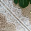 3 Meters/pack Width 8cm White Black Non Elastic Double Edge Lace Trim Eyelash French Lace