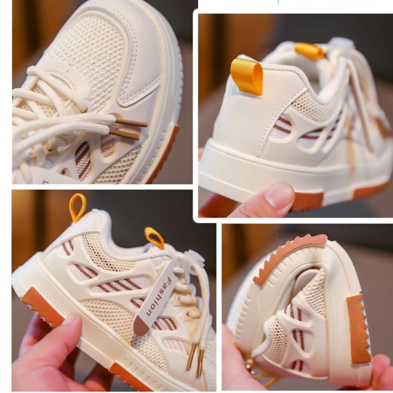 Barnesko Nye helårssko for gutter og jenter, Lettvektige myksålede flatsko, Allsidige, avslappede og slitesterke