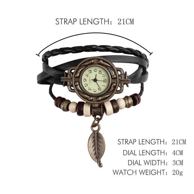 Elegantní módní dámské společenské hodinky Vintage náramkové hodinky pro ženy Pásek s malým ciferníkem Dámské Quartz hodinky Montre Femme
