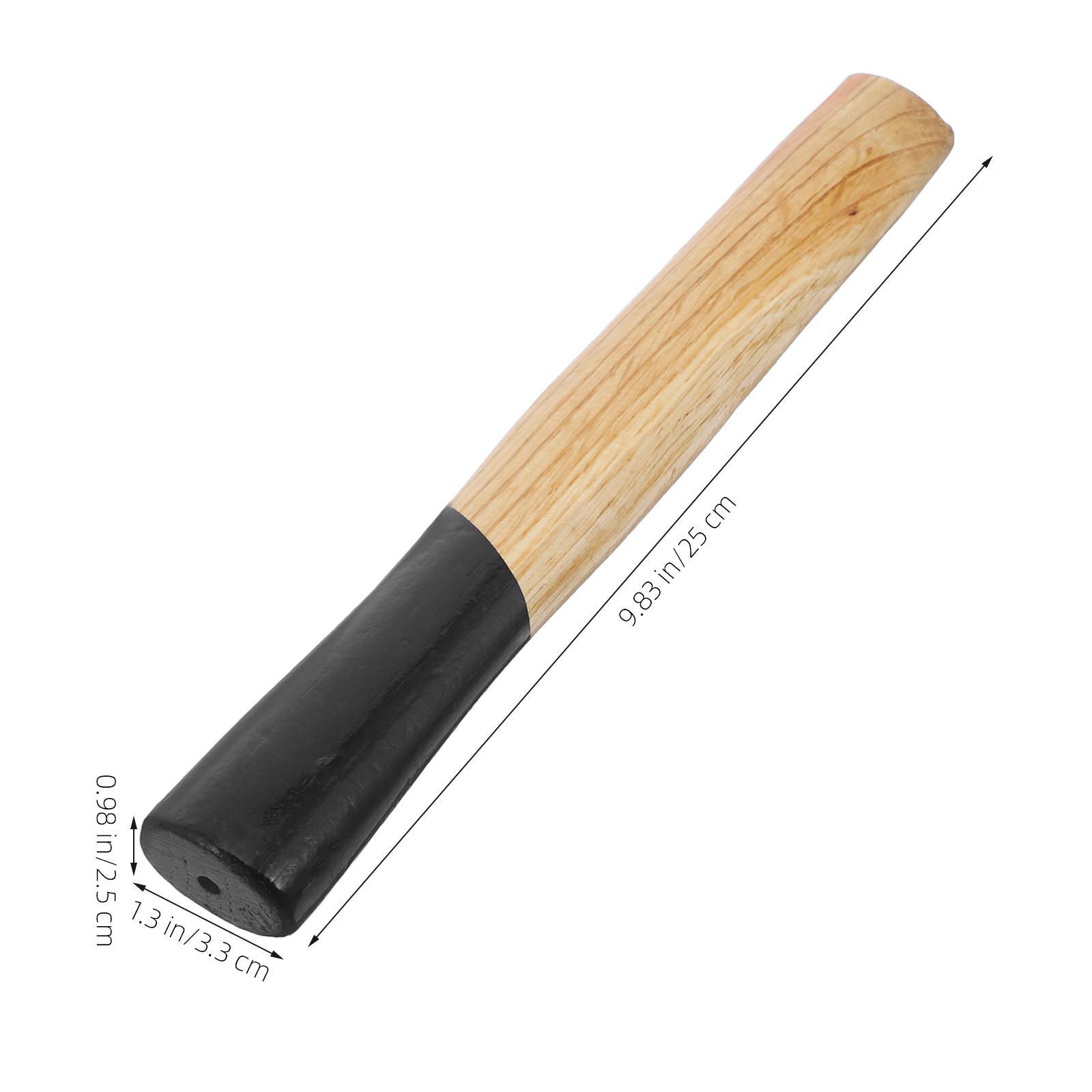 

Wooden Hammer Handle Replacement Oval Eye Design Smooth Finish High Strength Wood Construction Easy Install for Construction