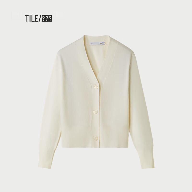 HLA Women's Fashion V-Neck Solid Knit Cardigan