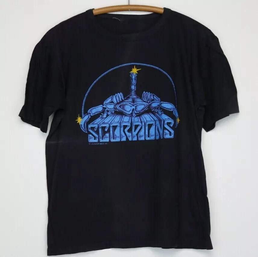 1979 Scorpions Lovedrive T-Shirt Unisex Vintage Black Cotton Tee Unisex T-Shirt XXL