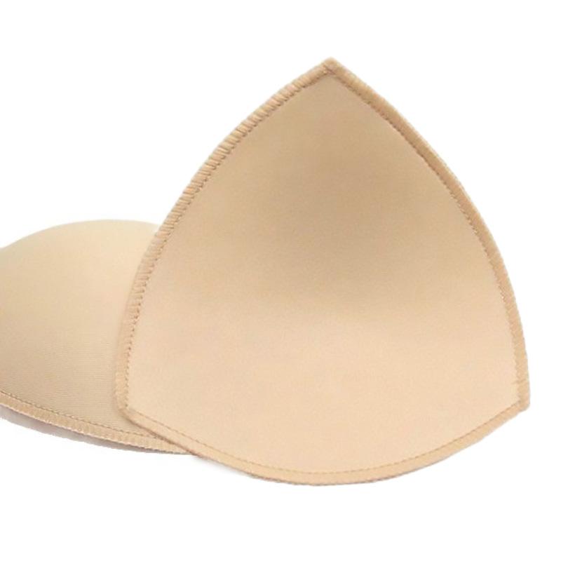 Inserções Esportivas Triangulares com Borda de Encaixe - Almofadas de Reposição Laváveis e Amigáveis à Máquina para Roupa de Banho e Roupa de Yoga.