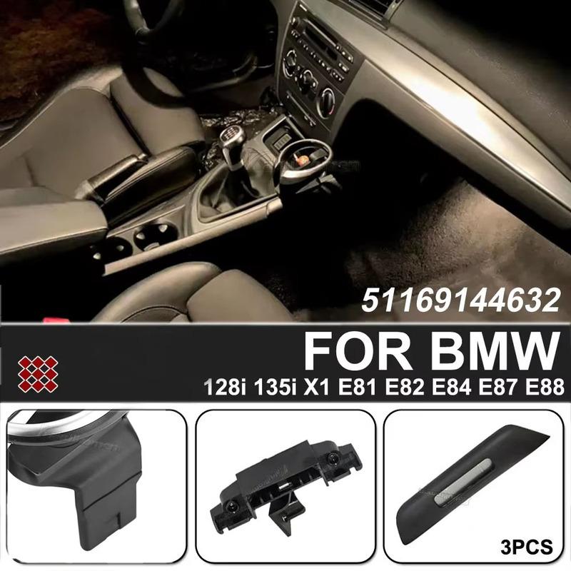 New Car Accessories Black ABS+PC Front Cup Drink Holder Phone Holder Organizer For BMW 128I 135I 2008-2013 X1 E82 E84 E88