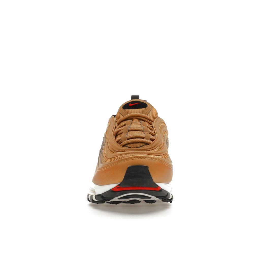 Nike Air Max 97 OG Metallic Gold 2023 Women Sneakers Varsity-Red White Black DQ9131-700