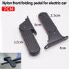 Front Front Pedal Left And Right Leg Metal + Rubber
