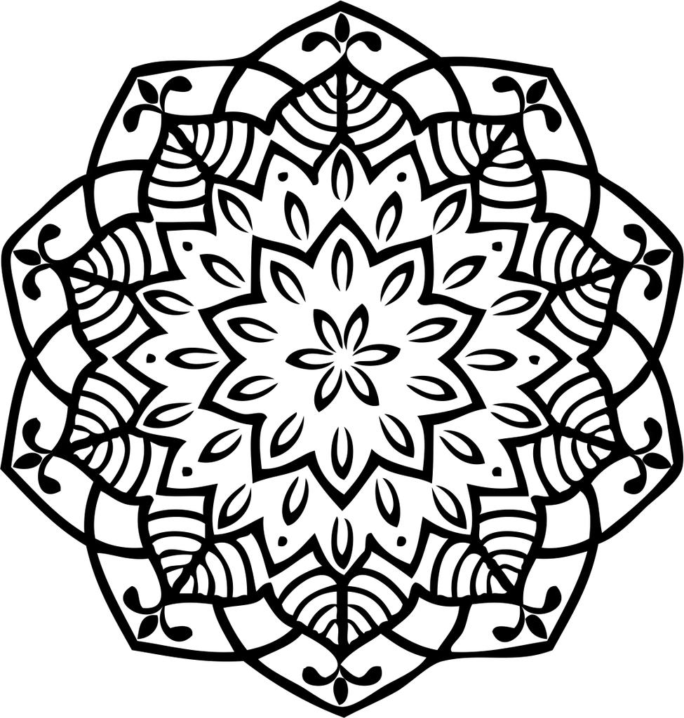 Printtoo Crafting Card Making Carimbo de borracha de madeira redondo Floral Mandala Pattern Stamps-2
