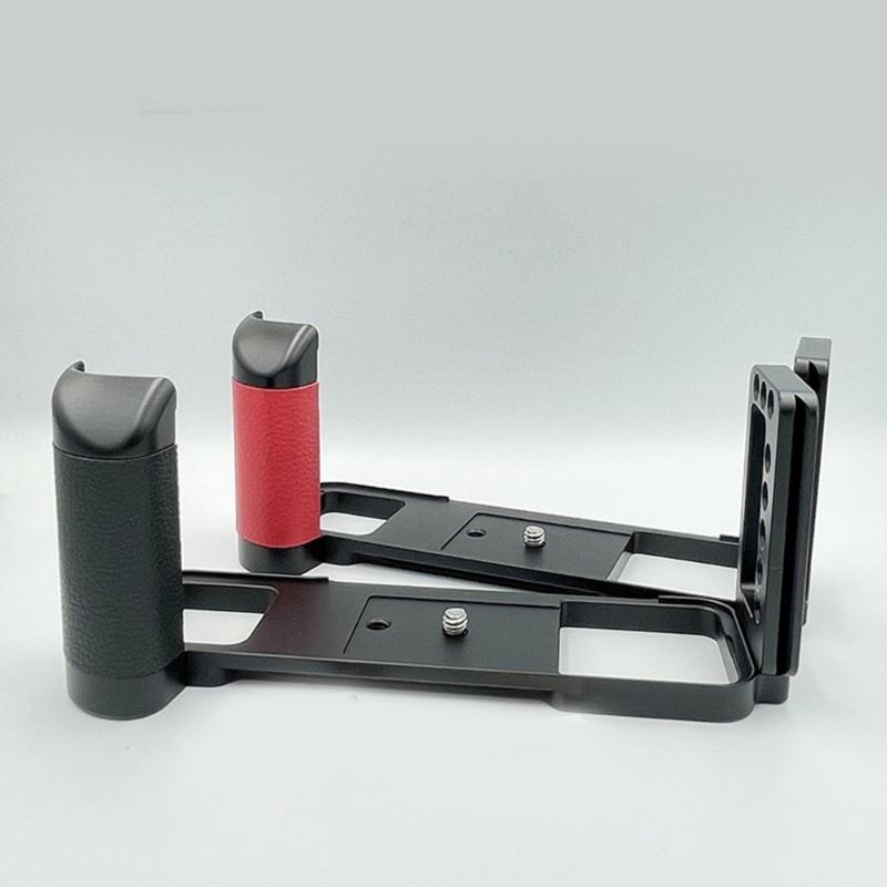 Aluminium L-Platte Schnellverschluss Leichtgewicht Handgriff Für GFX 50R Kompatibel Verschiedene Stativköpfe