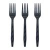Disposable Plastic Gold Colored Birthday Party Fork