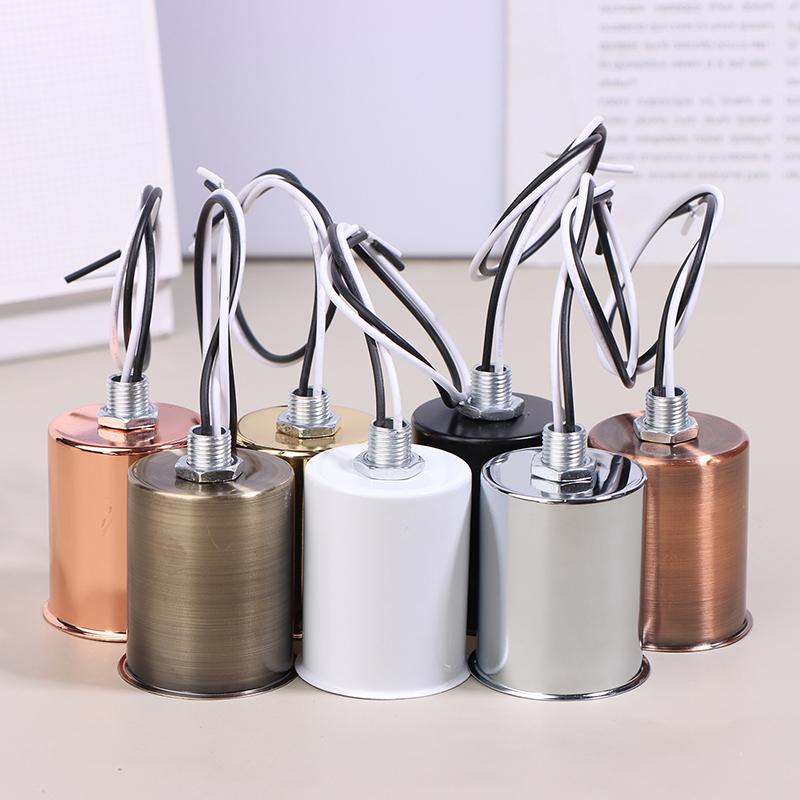 E27 Ceramic Screw Light Base Light Socket Round Led Filament Lamp Holder Indoor Led Lamp Part Easy To Install For Led Light