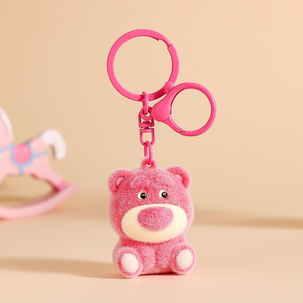 Mini Lubu Keychain Cute Soft Silicone Doll Backpack Charm for Girls Stylish Mini Figure Accessory