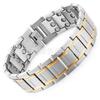 Mens Titanium Steel Geometric Bracelet With Magnetic Clasp Stylish Minimalist Wristband Daily Wear