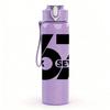 1PC Six Seven Monochrome Number Logo 750ml Color Plastic Sports Water Bottle Leakproof Flip Straw Lid Suitable for Sports Office Home Use