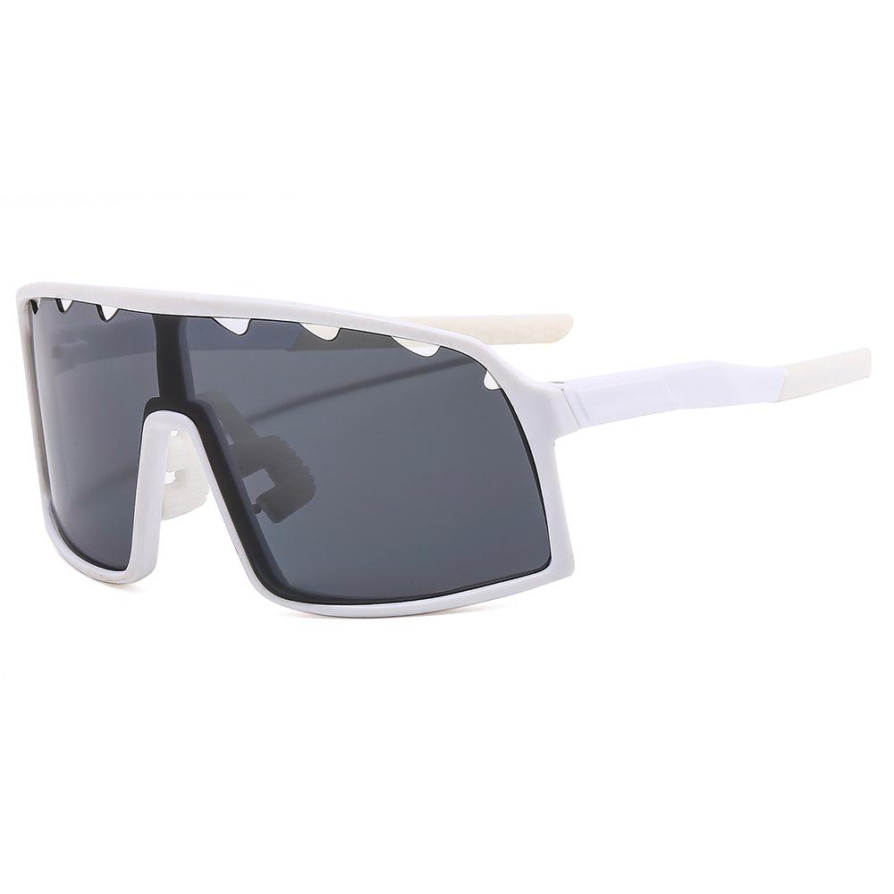 New Outdoor Sports Sunglasses Colorful Cycling Glasses Large Frame One-Piece Protective Sunglasses 9812