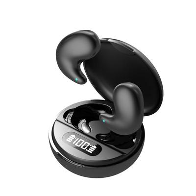 Kandar Fones de Ouvido Bluetooth Sem Fio Indolor Dia e Noite para Mini Separados Esquerdo e Direito Simples ou Ambos Compatíveis com iOS e Preto KD-S21
