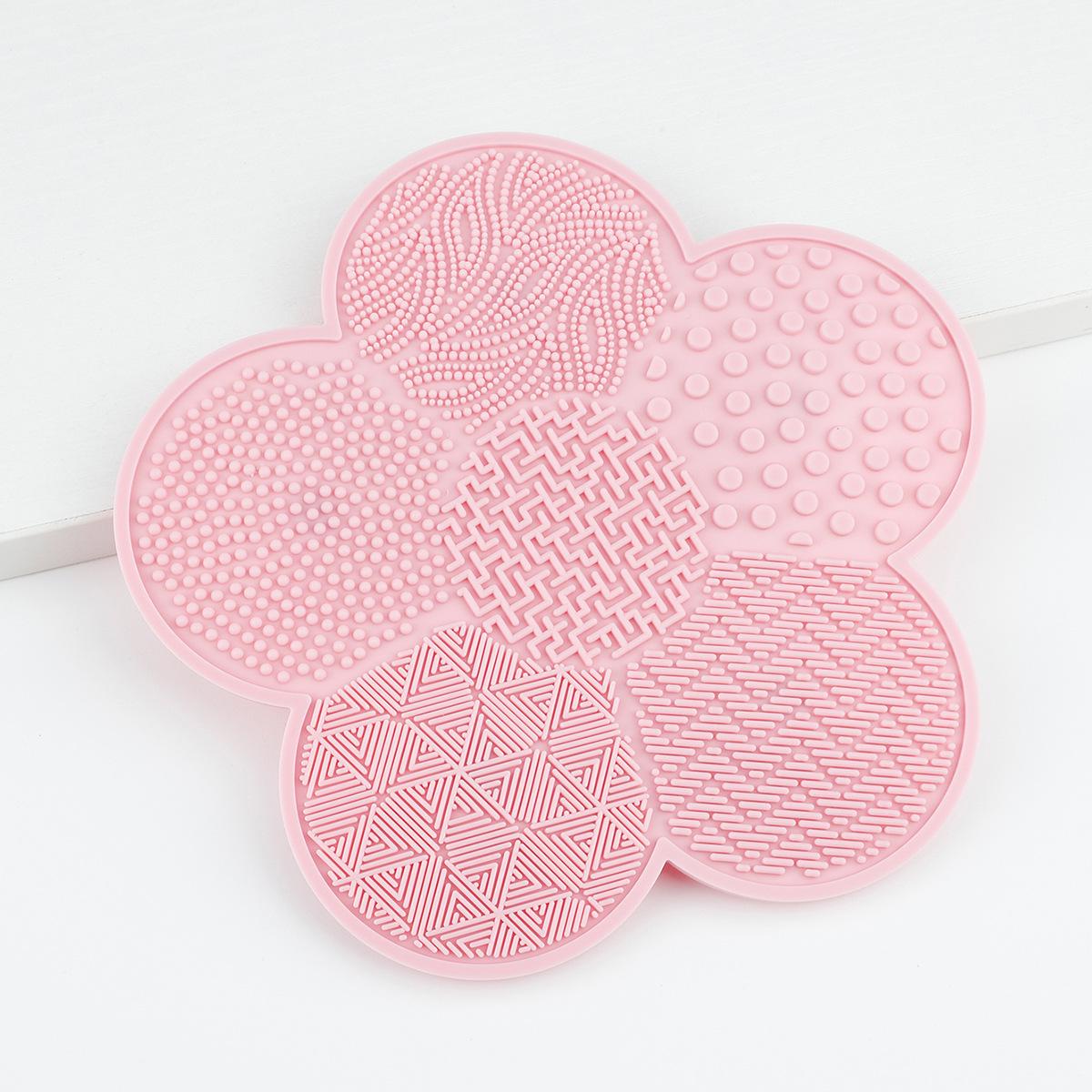 

Силиконовый очиститель для кистей на присоске - Цветочный дизайн