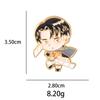 Attack on Titan Anime Enamel Pins Mikasa Rivaille Figure Brooch Jewelry Backpack Clothing Decoration Accessories Gifts