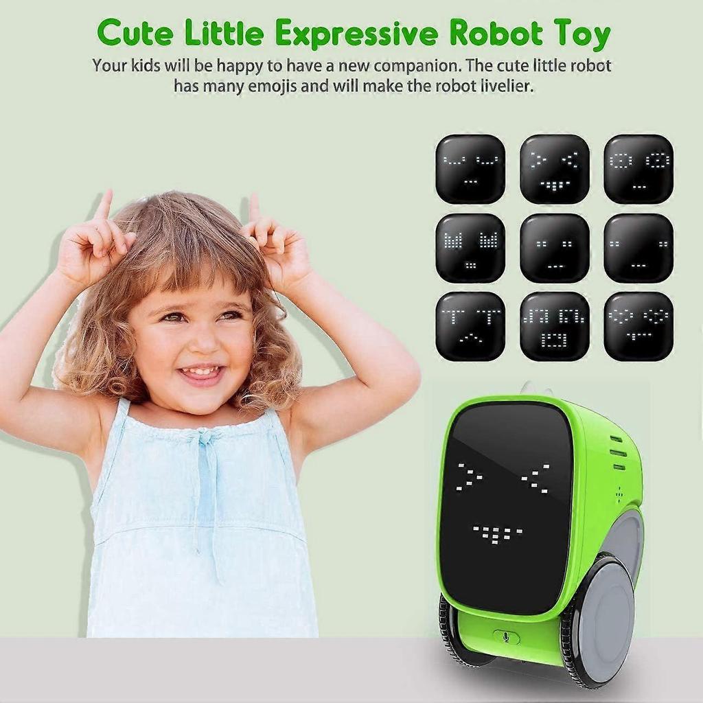 Intelligent Smart Robot Toy for Kids,  Voice and Touch Gesture Control Mini Robotics Rechargeable Toys Dancing, Walking, Singing, Robots