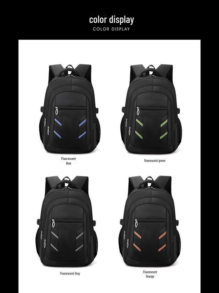 Large-Capacity Water-Repellent Oxford Backpack for Men - New Style School and Business Laptop Bag