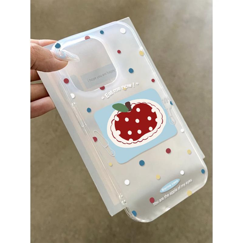 For Apple Plate for IPhone 15 for Apple 16 Women's Phone Case 13 Promax Cartoon 14 Transparent 12