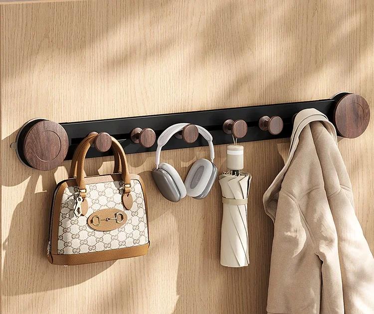 hookdoor bathroom,kitchen, no punching, wall hanging, strong and seamless vacuum hanging, clothes bag rack.