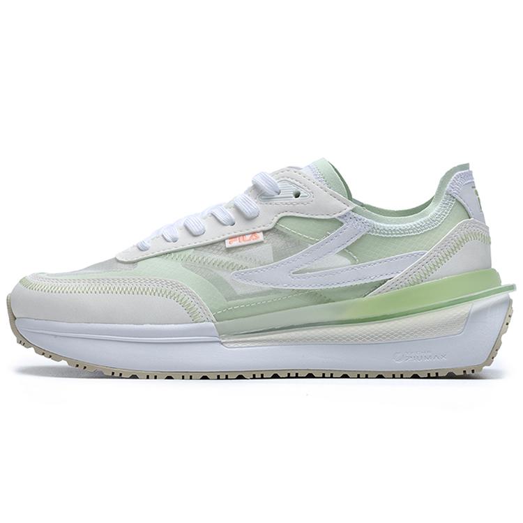 FILA Renno Mesh, Textile, Synthetic Leather Low top Casual Shoes Women s Snow F12W226122FSW 38.5