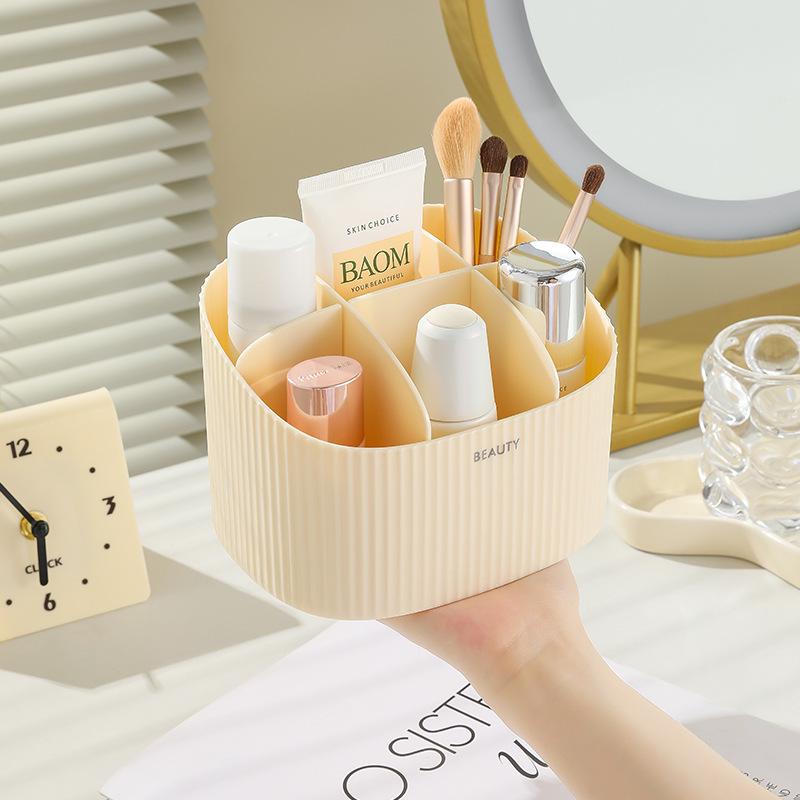 Creative Skincare & Jewelry Organizer with Desktop Storage for Cosmetics & Stationery