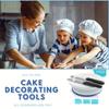 Cake Decorating Supplies Kit Tools Set Baking Accessories with Cake Turntable Pastry Piping Bag, Piping Icing Tips for Beginners