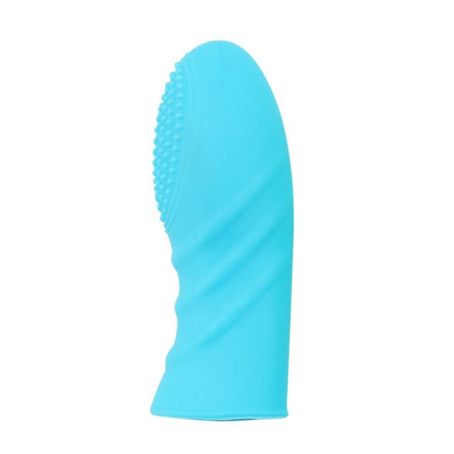 Finger Vibrator for Women G-spot Clit Stimulator Masturbation Massager Lesbian Erotic Silicone Finger Condom Sex Toys for Couple