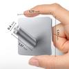 Stainless Steel Adhesive Hook No Drill Square Wall Sticky Hanger for Bathrooms Kitchen Closet