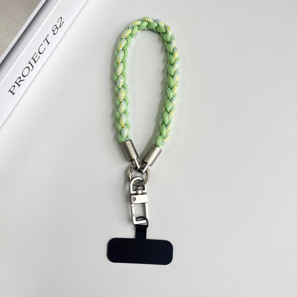 Creative Hand-Woven Mobile Phone Lanyards, Wristbands, Short Rope Strings, Pearl Jewelry, Pendants, Safety Anti-Loss Ropes