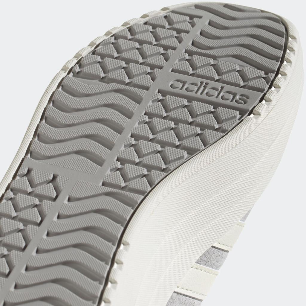 Кроссовки Adidas VL Court Bold Women серые два/офф-белые/коричнево-белые