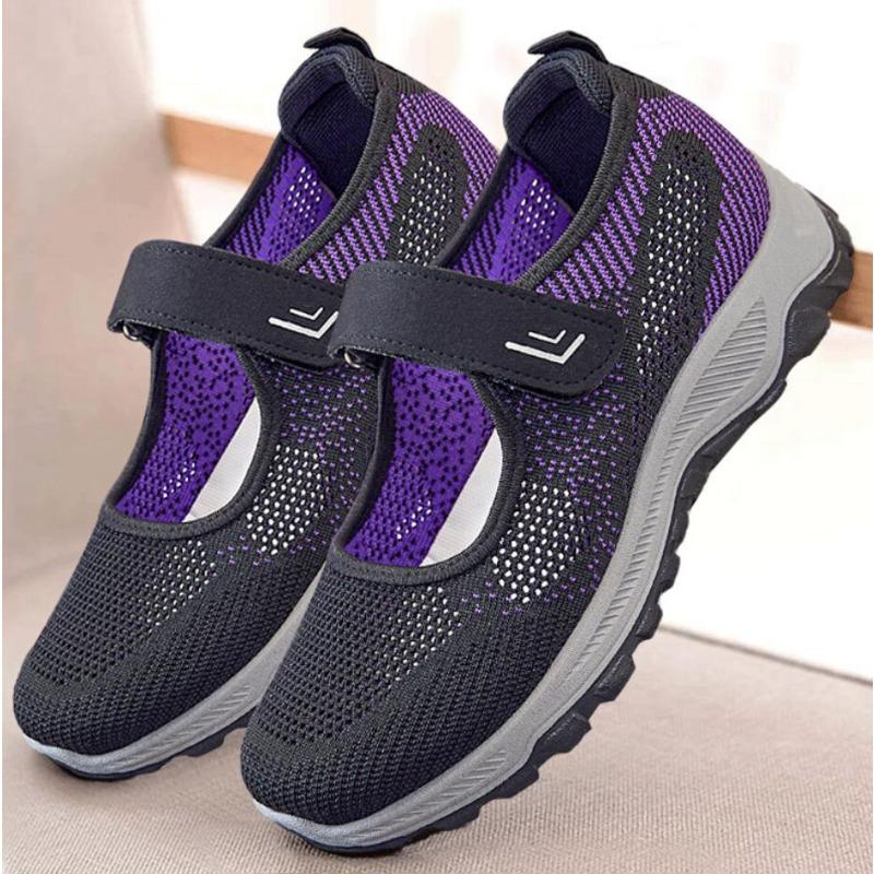 2026 Women Sneakers Comfortable Mesh Ladies Flats Soft Platform Shoes Summer Breathable Woman Mesh Casual Walking Shoes