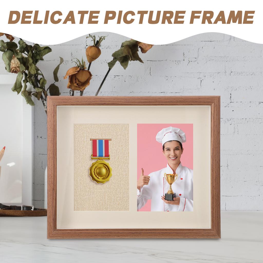 Medals Display Case Shadow Case Frame Medal Box Photo Frame Medal Display Box