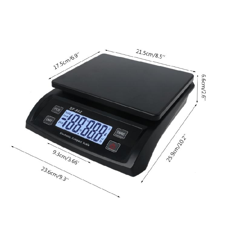 Premium Function Mail Postage Scale Digital Shipping Scale Postal Weight Scale 66lb / 0.1oz (30kg / 1g)