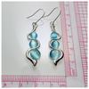 Meiyu Bohemian Cat's Eye Swing Earrings: Creative European & American Inlaid Design