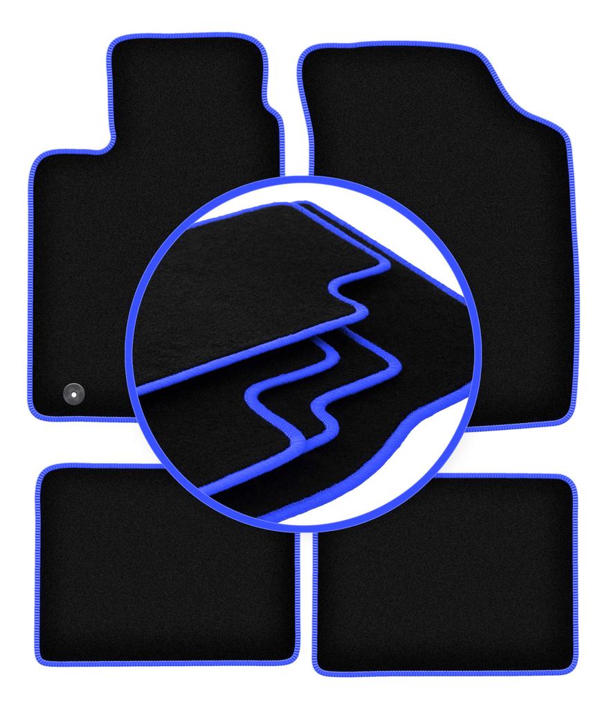 CARLUX-BLUE Automatten für: Renault Thalia I Limousine (2000–2010)